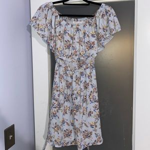 Lush off the shoulder floral dress, size xs
